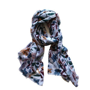 SCARF - ABSTRACT GARDEN FLOWERS