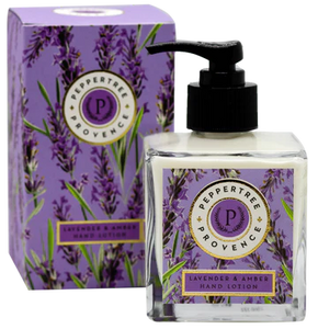 PEPPER TREE PROVENCE LAVENDER AND AMBER HAND LOTION