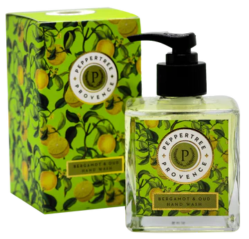 PEPPER TREE PROVENCE BERGAMOT AND OUD HAND WASH