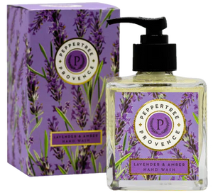PEPPER TREE PROVENCE LAVENDER AND AMBER HAND WASH