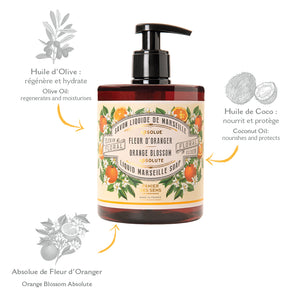 PANIER DES SENS ABSOLUTES ORANGE BLOSSOM LIQUID SOAP 500ML