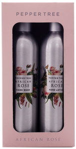 PEPPER TREE AFRICAN ROSE HAND WASH & BODY LOTION GIFT SET