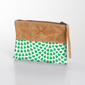 THANDANA POUCH SCALE AWAY WITH ME EMERALD BAG