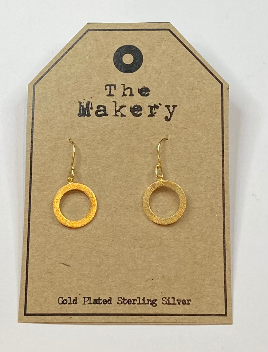 THE MAKERY GOLD VERMEIL EARRING